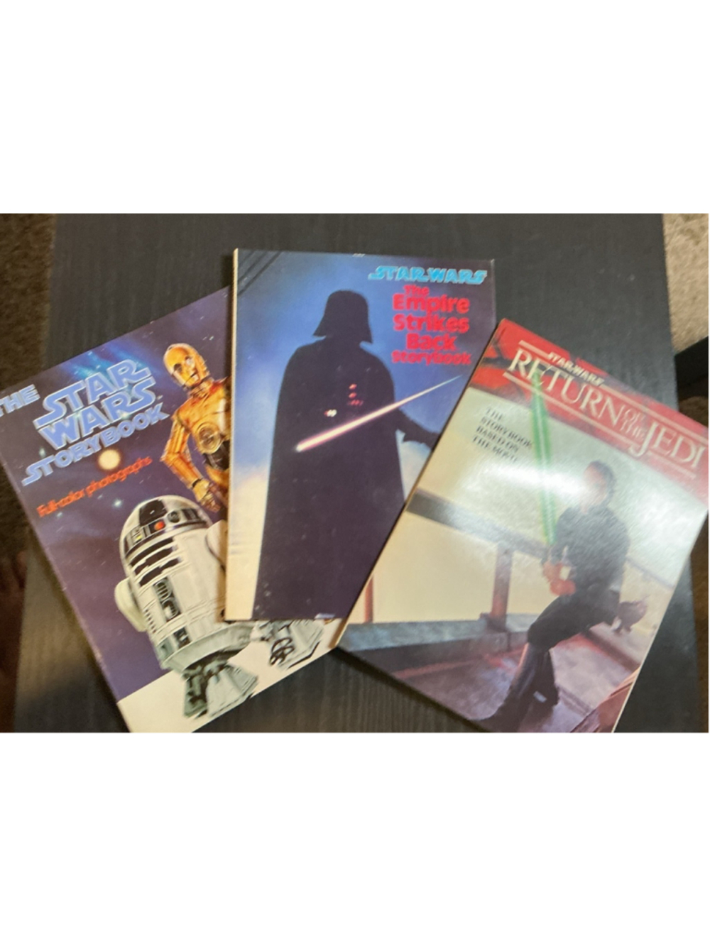 STAR WARS STORY BOOKS - STAR WARS,EMPIRE STRIKES BACK ,RETURN OF THE JEDI .( 3 )
